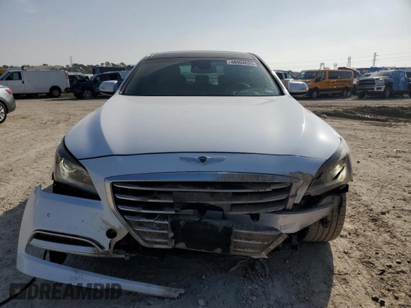 2015 Hyundai Genesis 3.8L with VIN KMHGN4JE0FU028492, listed as a Copart auction lot 48904625 with 137,715 mi miles and Salvage Title. Bid and sale history available at carsss.com. Image 5.