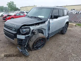 2024 Land Rover Defender X z VIN SALEX7EU3R2271831, wystawiony jako IAAI lot #42415260 z przebiegiem 14 599 mil mil oraz . Historia ofert i sprzedaży dostępna na DreamBid. Obrazek 2.