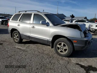 2003 Hyundai Santa Fe GLS with VIN KM8SC13D23U445918, listed as a Copart auction lot 87289664 with 201,459 mi miles and Salvage Title. Bid and sale history available at carsss.com. Image 4.