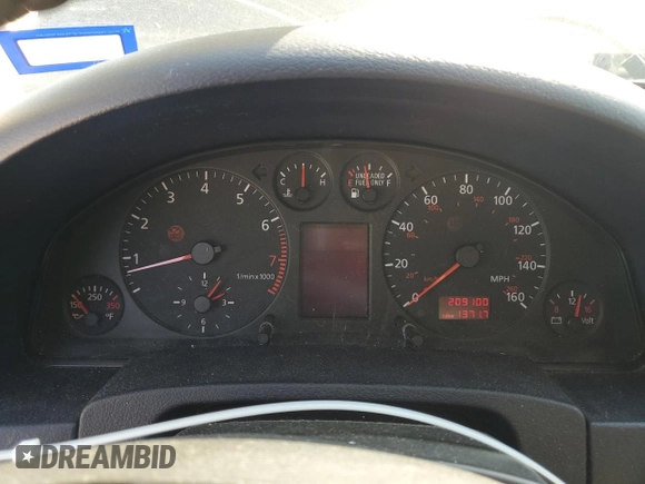 1998 Audi A6 with VIN WAUBA24B6WN084329, listed as a Copart auction lot 75177524 with 209,100 mi miles and Salvage Title. Bid and sale history available at carsss.com. Image 9.