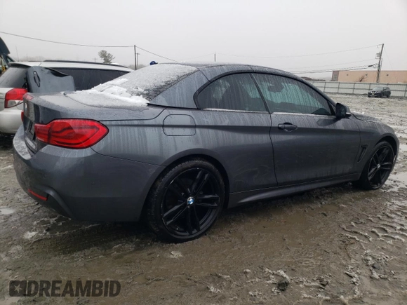 2018 BMW 4 Series 430i xDrive with VIN WBA4Z3C5XJEC55856, listed as a Copart auction lot 43193125 with 57,770 mi miles and Salvage Title. Bid and sale history available at DreamBid. Image 3.