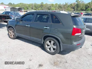 2012 Kia Sorento EX with VIN 5XYKU4A66CG254303, listed as a IAAI auction lot 41905974 with 135,934 mi miles. Bid and sale history available at carsss.com. Image 3.