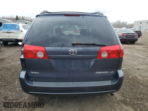 2006 Toyota Sienna CE with VIN 5TDZA23C26S405885, listed as a Copart auction lot 53143355 with 277,140 mi miles and Clean Title. Bid and sale history available at carsss.com. Image 6.