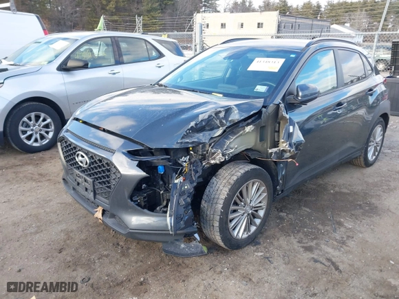 2021 Hyundai Kona SEL with VIN KM8K22AA1MU661195, listed as a IAAI auction lot 41348313 with 46,236 mi miles. Bid and sale history available at carsss.com. Image 17.