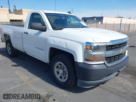 2016 Chevrolet Silverado 1500 Work Truck with VIN 1GCNCNEH8GZ197305, listed as a IAAI auction lot 41681614 with 184,994 mi miles. Bid and sale history available at carsss.com. Image 1.