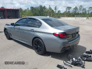 2023 BMW 5 Series 530e with VIN WBA13AG07PCN20158, listed as a IAAI auction lot 42146666 with 31,619 mi miles and . Bid and sale history available at DreamBid. Image 3.