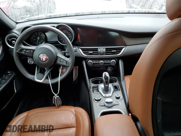 2022 Alfa Romeo Giulia Ti with VIN ZARFAMBN5N7666525, listed as a Copart auction lot 74791714 with 13,204 mi miles and Non Repairable. Bid and sale history available at carsss.com. Image 8.