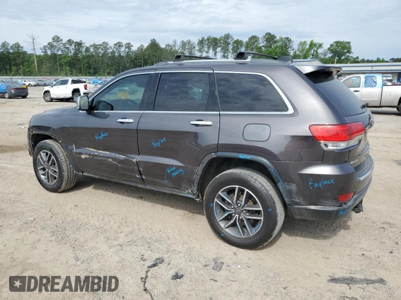 2019 Jeep Grand Cherokee Limited with VIN 1C4RJFBG9KC713711, listed as a Copart auction lot 55688685 with 105,205 mi miles and Salvage title. Bid and sale history available at DreamBid. Image 2.