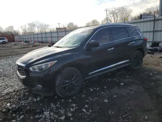 2013 Infiniti JX35 with VIN 5N1AL0MM3DC300835, listed as a Copart auction lot 50700755 with 173,616 mi miles and Salvage Title. Bid and sale history available at DreamBid. Image 1.