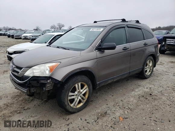 2010 Honda CR-V EX with VIN 5J6RE4H5XAL068428, listed as a Copart auction lot 50313655 with 168,519 mi miles and Clean Title. Bid and sale history available at carsss.com. Image 1.