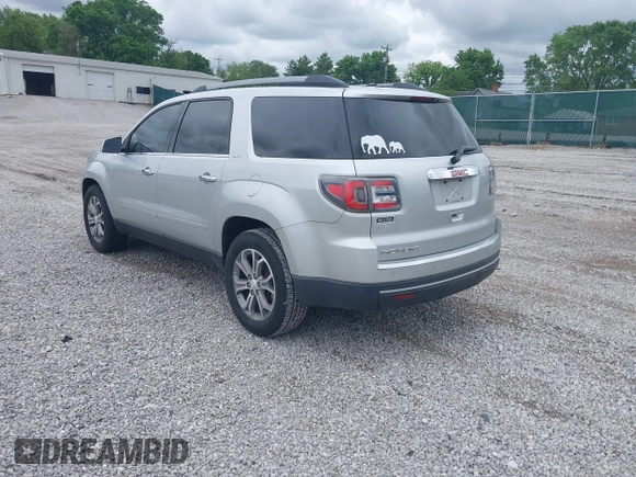 2014 GMC Acadia SLT z VIN 1GKKRRKD0EJ172280, wystawiony jako IAAI lot #42174588 z przebiegiem 122 284 mil mil oraz . Historia ofert i sprzedaży dostępna na DreamBid. Obrazek 3.