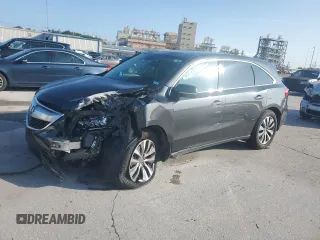 2015 Acura MDX Technology with VIN 5FRYD3H48FB005794, listed as a Copart auction lot 61283085 with 91,123 mi miles and Salvage title. Bid and sale history available at DreamBid. Image 1.