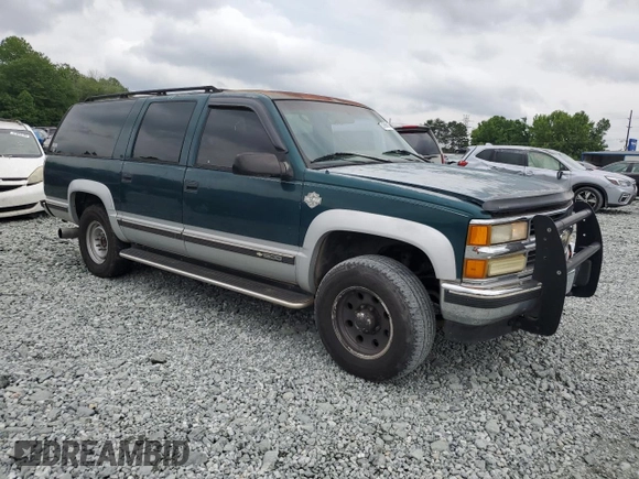 1995 Chevrolet Suburban with VIN 1GNGK16FXSJ380916, listed as a Copart auction lot 57666685 with 269,323 mi miles and Salvage title. Bid and sale history available at DreamBid. Image 4.