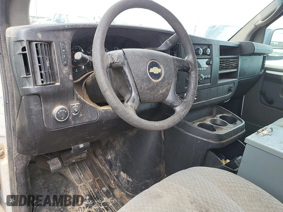 2010 Chevrolet Express Cargo with VIN 1GCZGFBA7A1166586, listed as a IAAI auction lot 42670844 with 161,614 mi miles and . Bid and sale history available at DreamBid. Image 16.