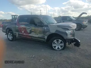 2017 Ford F-150 XL with VIN 1FTEW1EF9HFC50384, listed as a Copart auction lot 85538764 with Not provided miles and Salvage title. Bid and sale history available at DreamBid. Image 11.