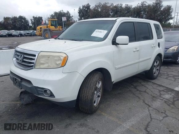 2014 Honda Pilot EX-L with VIN 5FNYF3H54EB003916, listed as a IAAI auction lot 41518679 with 147,456 mi miles. Bid and sale history available at carsss.com. Image 2.
