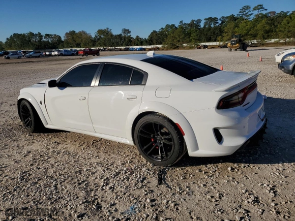 2022 Dodge Charger SRT Hellcat Widebody with VIN 2C3CDXL96NH101698, listed as a Copart auction lot 81342124 with 15,293 mi miles and Salvage Title. Bid and sale history available at carsss.com. Image 2.