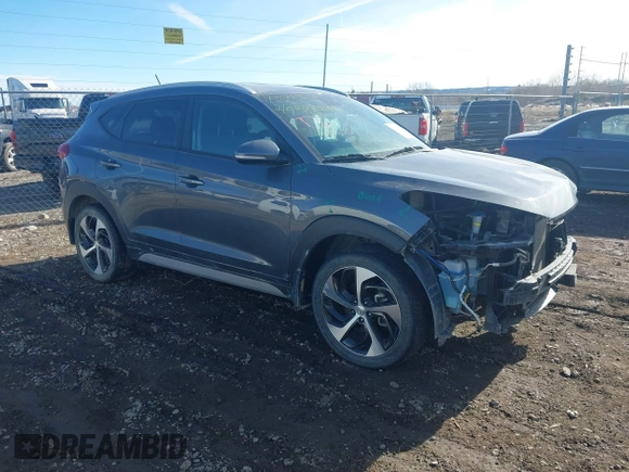 2017 Hyundai Tucson Limited z VIN KM8J3CA29HU408462, wystawiony jako IAAI lot #41674082 z przebiegiem 92 682 mil mil oraz . Historia ofert i sprzedaży dostępna na DreamBid. Obrazek 1.