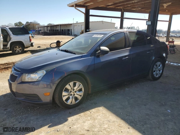 2013 Chevrolet Cruze LS with VIN 1G1PA5SH0D7241610, listed as a Copart auction lot 45356195 with 134,342 mi miles and Clean Title. Bid and sale history available at carsss.com. Image 1.