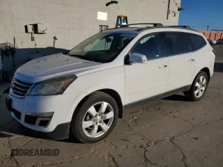 2016 Chevrolet Traverse LT with VIN 1GNKRGKDXGJ180493, listed as a Copart auction lot 83915614 with 154,342 mi miles and Salvage Title. Bid and sale history available at carsss.com. Image 1.