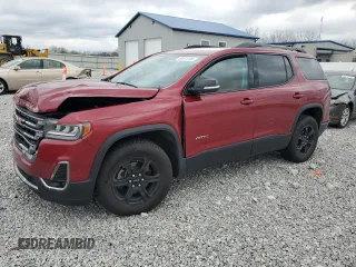 2020 GMC Acadia AT4 z VIN 1GKKNLLS4LZ165997, wystawiony jako Copart lot #52874195 z przebiegiem 105 777 mil mil oraz Szkoda całkowita • Salvage title. Historia ofert i sprzedaży dostępna na DreamBid. Obrazek 1.