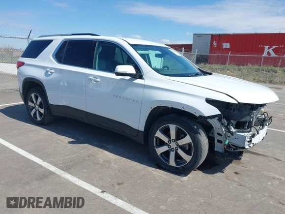 2018 Chevrolet Traverse LT z VIN 1GNEVHKW3JJ125861, wystawiony jako IAAI lot #41876184 z przebiegiem 95 223 mil mil oraz . Historia ofert i sprzedaży dostępna na DreamBid. Obrazek 1.