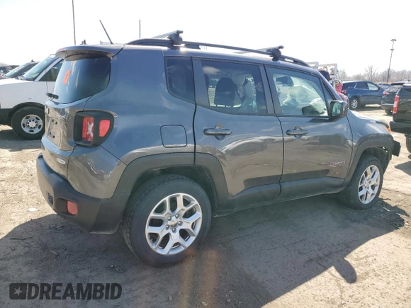 2017 Jeep Renegade Latitude with VIN ZACCJBBB2HPF25278, listed as a Copart auction lot 50336635 with 0 mi miles and Clean Title. Bid and sale history available at carsss.com. Image 3.