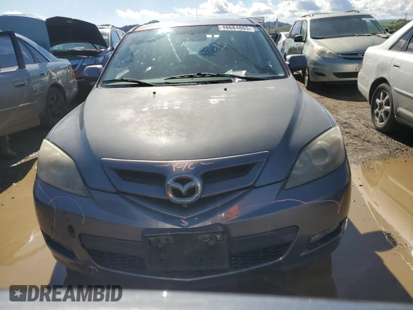 2007 Mazda 3 S Sport with VIN JM1BK144771744236, listed as a Copart auction lot 48684865 with 181,643 mi miles and Salvage Title. Bid and sale history available at DreamBid. Image 5.