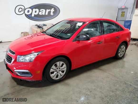 2016 Chevrolet Cruze Limited LS with VIN 1G1PC5SH0G7200103, listed as a Copart auction lot 44954015 with 112,640 mi miles and Clean Title. Bid and sale history available at carsss.com. Image 1.