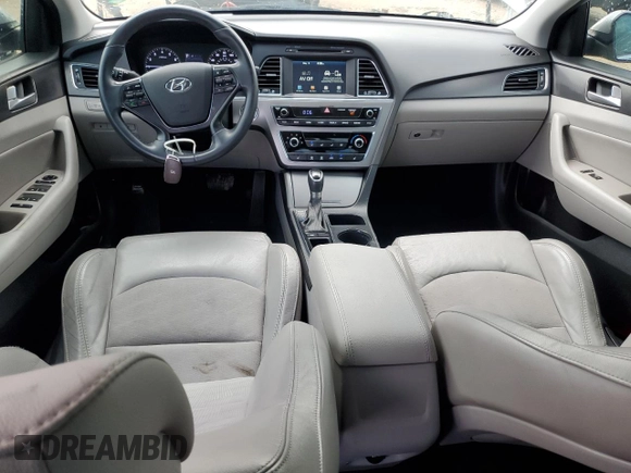 2017 Hyundai Sonata Sport with VIN 5NPE34AF0HH518213, listed as a Copart auction lot 56389755 with 123,244 mi miles and Salvage Title. Bid and sale history available at DreamBid. Image 8.