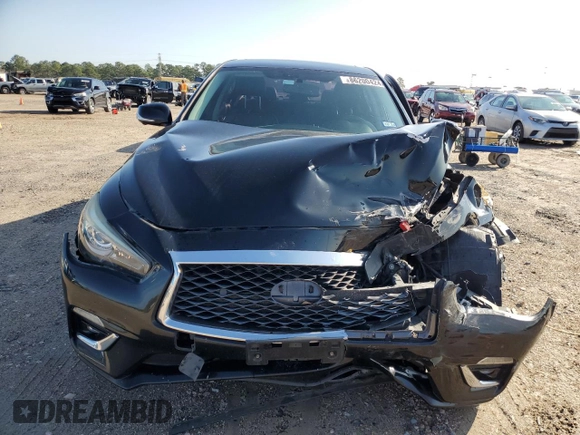 2018 Infiniti Q50 Sport with VIN JN1EV7AP7JM363050, listed as a Copart auction lot 86200424 with 98,433 mi miles and Salvage Title. Bid and sale history available at carsss.com. Image 5.