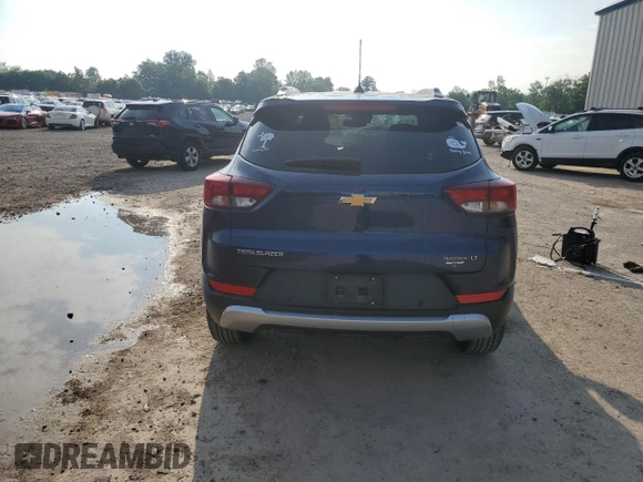 2022 Chevrolet TrailBlazer LT with VIN KL79MPS27NB006017, listed as a Copart auction lot 59941984 with 37,844 mi miles and Salvage Title. Bid and sale history available at DreamBid. Image 6.