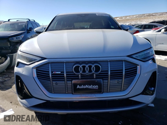 2021 Audi e-tron Sportback Premium Plus with VIN WA12AAGEXMB002128, listed as a Copart auction lot 88080725 with 59,426 mi miles and Salvage title. Bid and sale history available at DreamBid. Image 5.