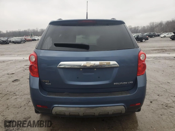 2011 Chevrolet Equinox LTZ with VIN 2CNFLGEC6B6451761, listed as a Copart auction lot 47014225 with 122,911 mi miles and Salvage Title. Bid and sale history available at carsss.com. Image 6.