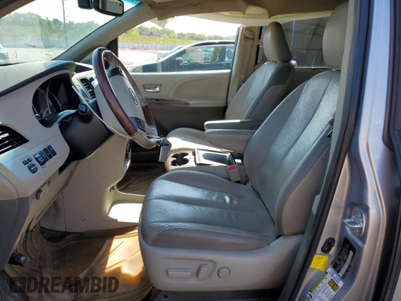 2012 Toyota Sienna XLE with VIN 5TDDK3DC5CS044711, listed as a Copart auction lot 58189195 with 112,172 mi miles and Salvage title. Bid and sale history available at DreamBid. Image 7.