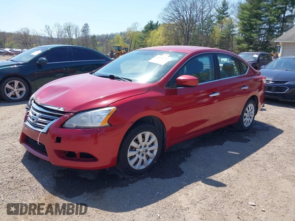 2014 Nissan Sentra S with VIN 3N1AB7AP0EL683916, listed as a IAAI auction lot 42091797 with 117,550 mi miles and . Bid and sale history available at DreamBid. Image 2.