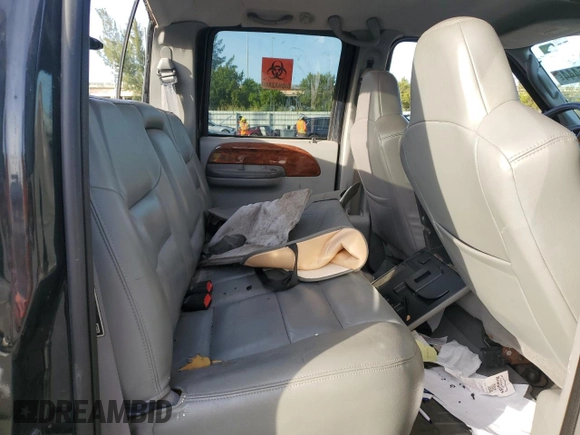 2003 Ford Super Duty F-250 XL with VIN 1FTNW20P63ED04454, listed as a Copart auction lot 86355444 with 154,194 mi miles and Salvage Title. Bid and sale history available at carsss.com. Image 10.