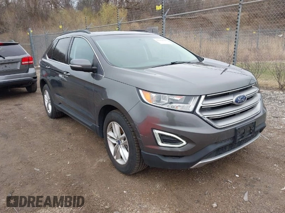2016 Ford Edge SEL with VIN 2FMPK3J91GBC04785, listed as a IAAI auction lot 41919569 with 107,889 mi miles. Bid and sale history available at carsss.com. Image 1.