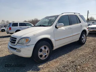 2003 Mercedes-Benz M-Class 3.7L with VIN 4JGAB57E33A453763, listed as a Copart auction lot 49058235 with 158,983 mi miles and Clean Title. Bid and sale history available at carsss.com. Image 1.