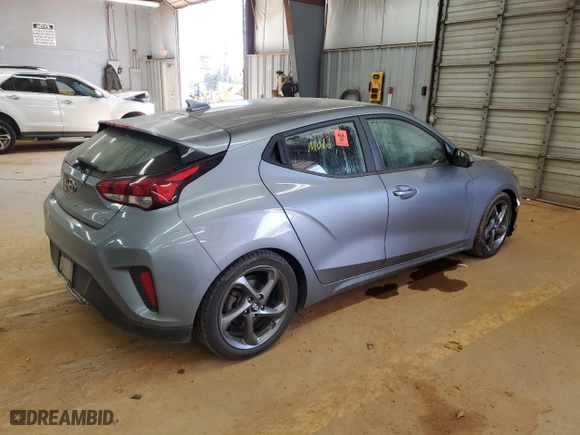 2019 Hyundai Veloster 2.0 Premium with VIN KMHTG6AF9KU012802, listed as a Copart auction lot 46091975 with 0 mi miles and Salvage Title. Bid and sale history available at carsss.com. Image 3.