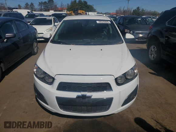 2014 Chevrolet Sonic LTZ with VIN 1G1JE5SB7E4202652, listed as a Copart auction lot 48540805 with 128,328 mi miles and Salvage Title. Bid and sale history available at carsss.com. Image 5.