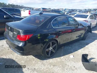 2007 BMW 5 Series 525i with VIN WBANE53517CW62137, listed as a IAAI auction lot 41163353 with 224,428 mi miles and . Bid and sale history available at carsss.com. Image 4.