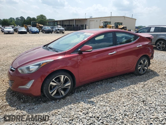 2014 Hyundai Elantra SE with VIN 5NPDH4AE4EH481375, listed as a Copart auction lot 58931095 with 187,303 mi miles and Salvage title. Bid and sale history available at DreamBid. Image 1.