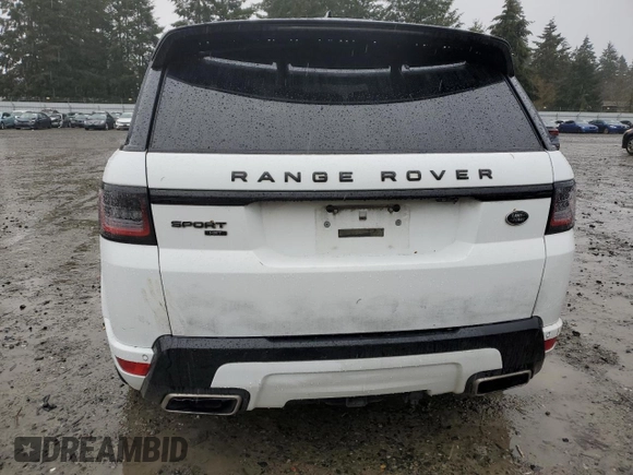 2019 Land Rover Range Rover Sport HST with VIN SALWS2SU2KA867440, listed as a Copart auction lot 46643685 with 68,192 mi miles and Salvage title. Bid and sale history available at DreamBid. Image 6.