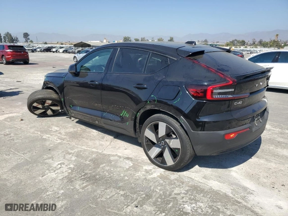 2023 Volvo C40 Recharge Pure Electric Ultimate with VIN YV4ED3GM6P2044486, listed as a Copart auction lot 73490134 with 41,865 mi miles and Salvage Title. Bid and sale history available at carsss.com. Image 2.