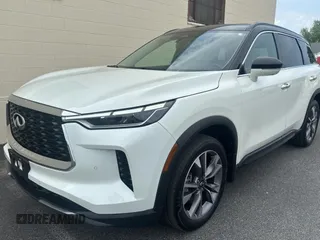 2022 Infiniti QX60 Luxe with VIN 5N1DL1FSXNC333458, listed as a Copart auction lot 61234555 with 63,665 mi miles and Clean title. Bid and sale history available at DreamBid. Image 2.