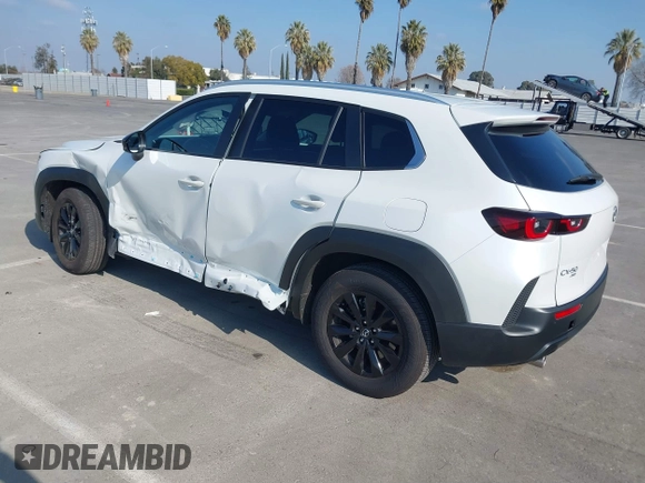 2024 Mazda CX-50 S Select with VIN 7MMVABAM2RN242725, listed as a IAAI auction lot 41477519 with 4,808 mi miles and . Bid and sale history available at DreamBid. Image 3.