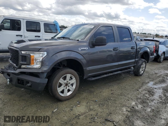 2018 Ford F-150 XL with VIN 1FTEW1CP7JKE15048, listed as a Copart auction lot 51328255 with 146,938 mi miles and Salvage Title. Bid and sale history available at carsss.com. Image 1.