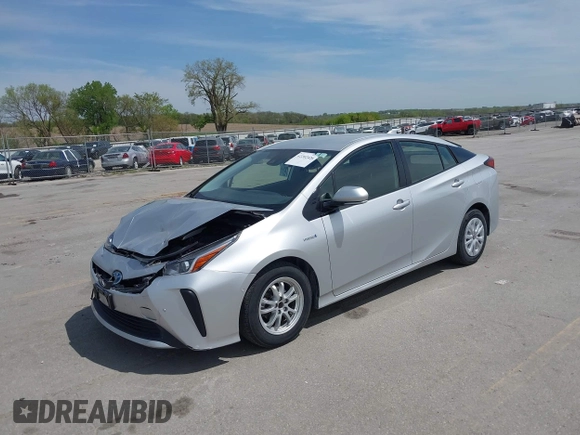 2020 Toyota Prius L Eco with VIN JTDKARFU5L3117287, listed as a IAAI auction lot 42202426 with 122,870 mi miles and . Bid and sale history available at DreamBid. Image 20.