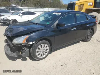 2015 Nissan Sentra SV with VIN 3N1AB7AP4FY376429, listed as a Copart auction lot 50814645 with 142,687 mi miles and Salvage Title. Bid and sale history available at carsss.com. Image 1.